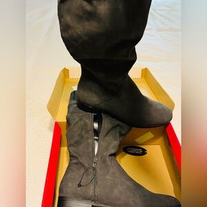 Style and co calf boots grey